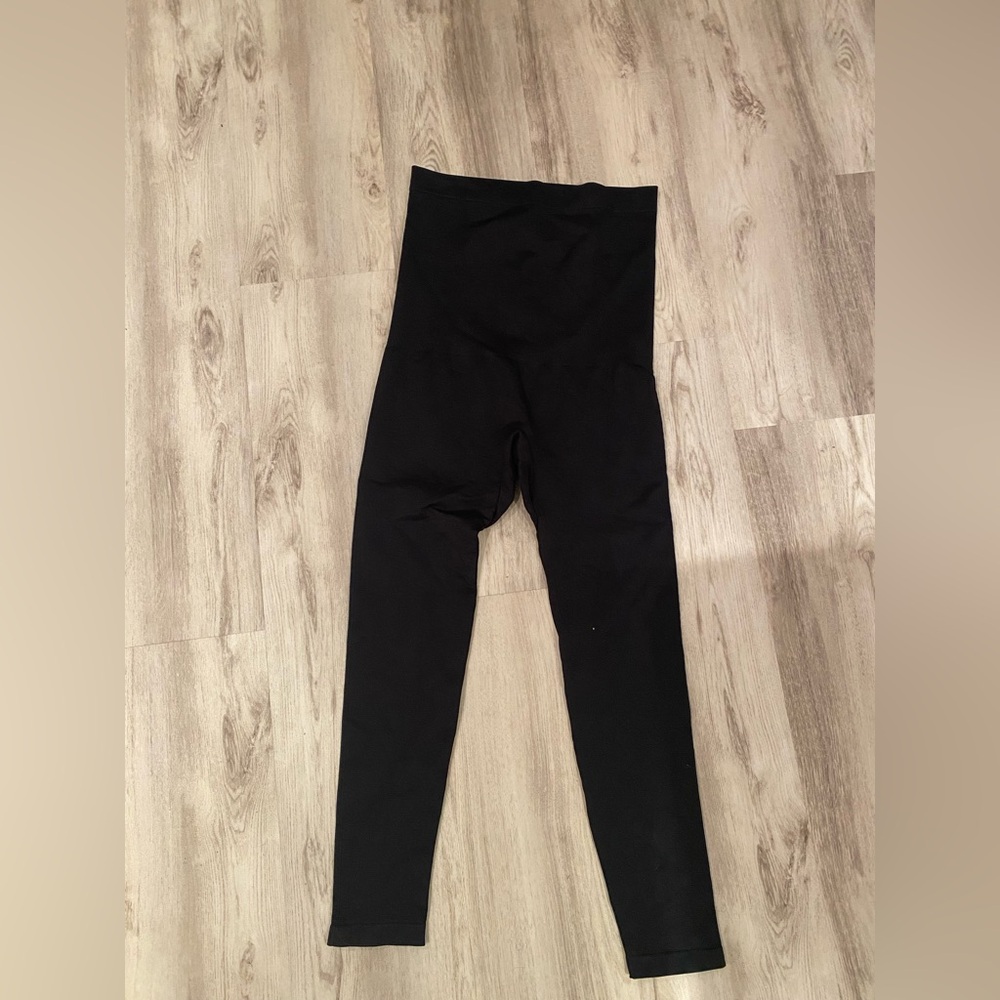 New Empetua Amazon Spanx Black Seamless Slimming Leggings Size L